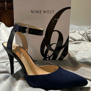 Nine West Ankle Wrap Pointy Toe Pump